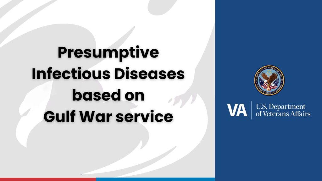 List of Presumptive Infectious Diseases due to Gulf War service